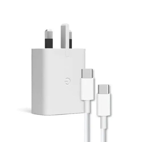 Official Google Pixel 30W USB-C Fast Charger & 1m USB-C Cable White GA02275-GB